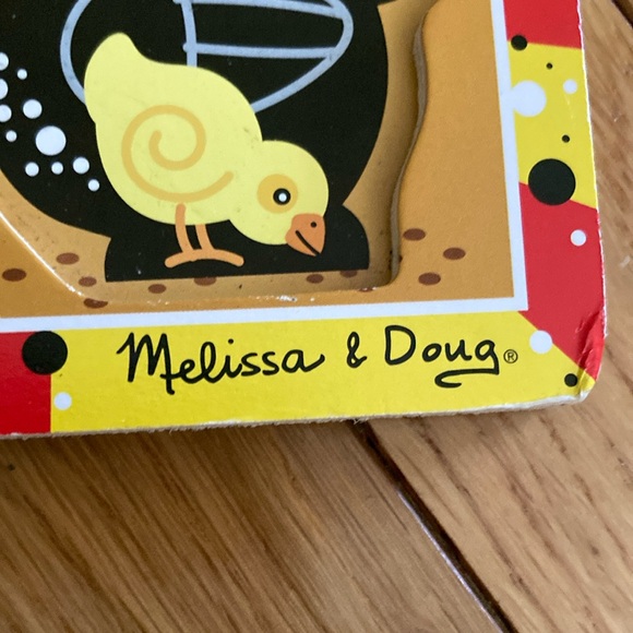 Melissa & Doug FARM ANIMALS CHUNKY INSET PUZZLE - Picture 12 of 15